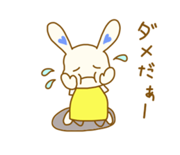 rabbit speaks casual talk and honorific sticker #4222846
