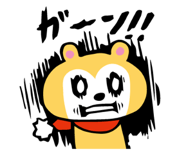 muffler bear sticker #4222936