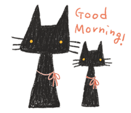 black black CATS sticker #4222984