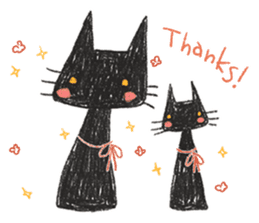 black black CATS sticker #4222988