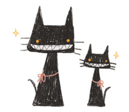 black black CATS sticker #4222997