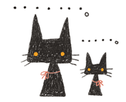 black black CATS sticker #4222998