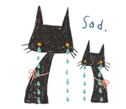 black black CATS sticker #4223007