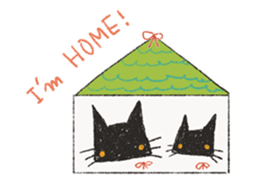 black black CATS sticker #4223013