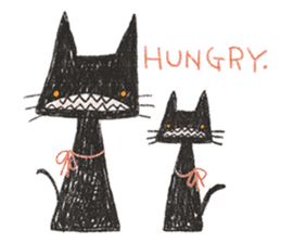 black black CATS sticker #4223014