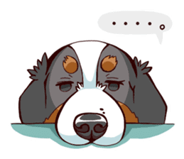 Bernese Mountain Dog Sticker BANISUTA sticker #4223065