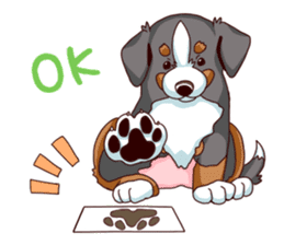 Bernese Mountain Dog Sticker BANISUTA sticker #4223067