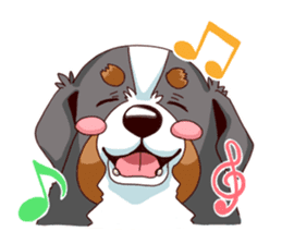 Bernese Mountain Dog Sticker BANISUTA sticker #4223071