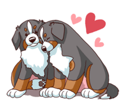 Bernese Mountain Dog Sticker BANISUTA sticker #4223074