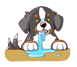 Bernese Mountain Dog Sticker BANISUTA sticker #4223075