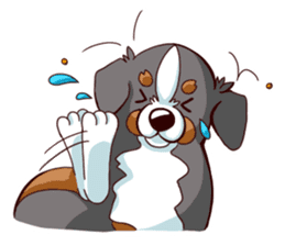 Bernese Mountain Dog Sticker BANISUTA sticker #4223080