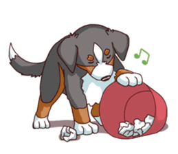Bernese Mountain Dog Sticker BANISUTA sticker #4223083