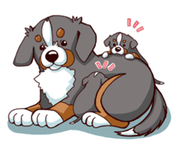 Bernese Mountain Dog Sticker BANISUTA sticker #4223100