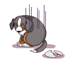 Bernese Mountain Dog Sticker BANISUTA sticker #4223103
