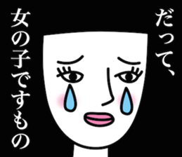 Girl of irreverent rabbit 2 sticker #4223376