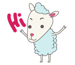 Sheep Dolly Sticker sticker #4224031