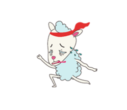 Sheep Dolly Sticker sticker #4224038
