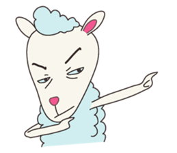 Sheep Dolly Sticker sticker #4224043