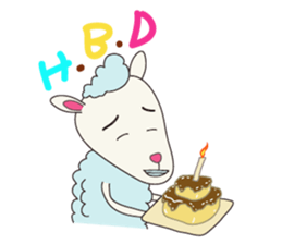 Sheep Dolly Sticker sticker #4224044