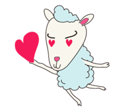 Sheep Dolly Sticker sticker #4224047