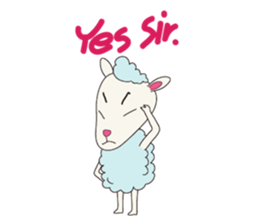 Sheep Dolly Sticker sticker #4224051