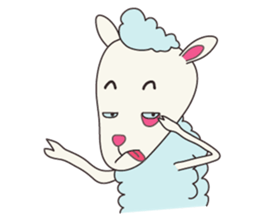 Sheep Dolly Sticker sticker #4224056