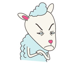 Sheep Dolly Sticker sticker #4224058