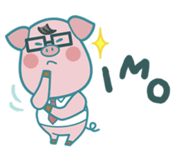 Poggy the 3 Big Pigs (English Sticker) sticker #4224267