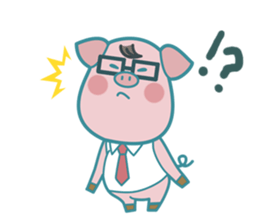 Poggy the 3 Big Pigs (English Sticker) sticker #4224271