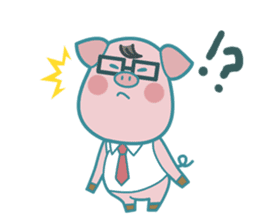 Poggy the 3 Big Pigs (English Sticker) sticker #4224271