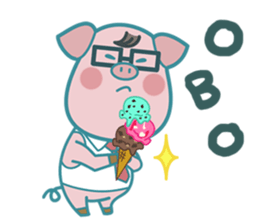 Poggy the 3 Big Pigs (English Sticker) sticker #4224273