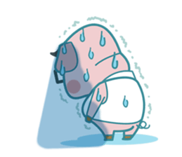 Poggy the 3 Big Pigs (English Sticker) sticker #4224283