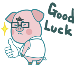 Poggy the 3 Big Pigs (English Sticker) sticker #4224296