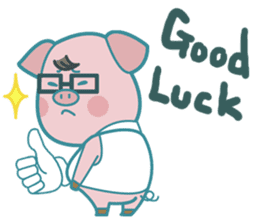 Poggy the 3 Big Pigs (English Sticker) sticker #4224296