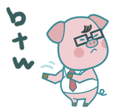 Poggy the 3 Big Pigs (English Sticker) sticker #4224298