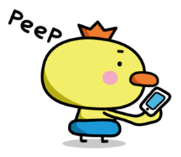 Let's talk in Peep-peep sticker #4224536