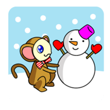 A happy new year of the monkey sticker #4224590