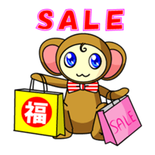 A happy new year of the monkey sticker #4224593