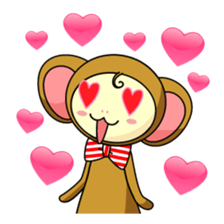 A happy new year of the monkey sticker #4224604