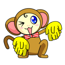 A happy new year of the monkey sticker #4224606