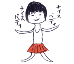 Doodle of Black and Red2 sticker #4225543