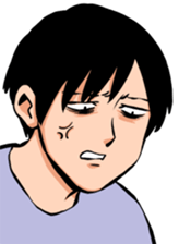 Tsuyoshi Kounoike and his cat Ponta sticker #4225943