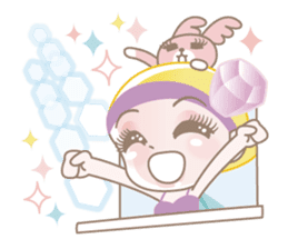 Glamorous Eyelashes Fairy Dia Stickers. sticker #4226145