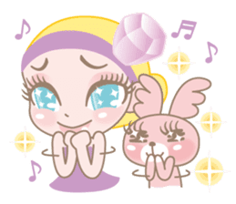 Glamorous Eyelashes Fairy Dia Stickers. sticker #4226148