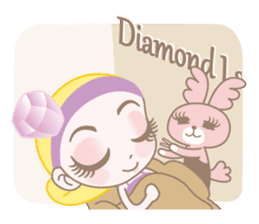 Glamorous Eyelashes Fairy Dia Stickers. sticker #4226154