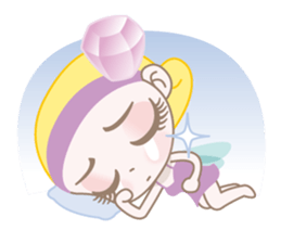 Glamorous Eyelashes Fairy Dia Stickers. sticker #4226156