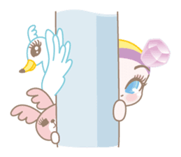 Glamorous Eyelashes Fairy Dia Stickers. sticker #4226169