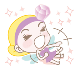 Glamorous Eyelashes Fairy Dia Stickers. sticker #4226171