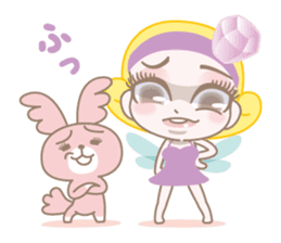 Glamorous Eyelashes Fairy Dia Stickers. sticker #4226172