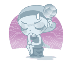 Glamorous Eyelashes Fairy Dia Stickers. sticker #4226175